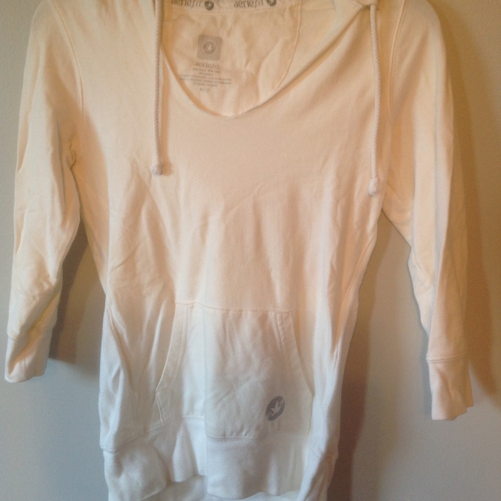 V neck hoodie
